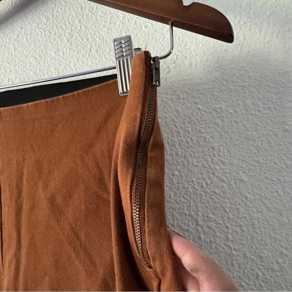 Ankle Pants Size 4 Rust Burnt Orange Slim Fit Pull On Workwear A New Day Casual - Picture 9 of 15